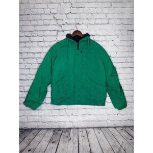 PA Originals Womens Green Full Zip Bomber Jacket Size‎ L